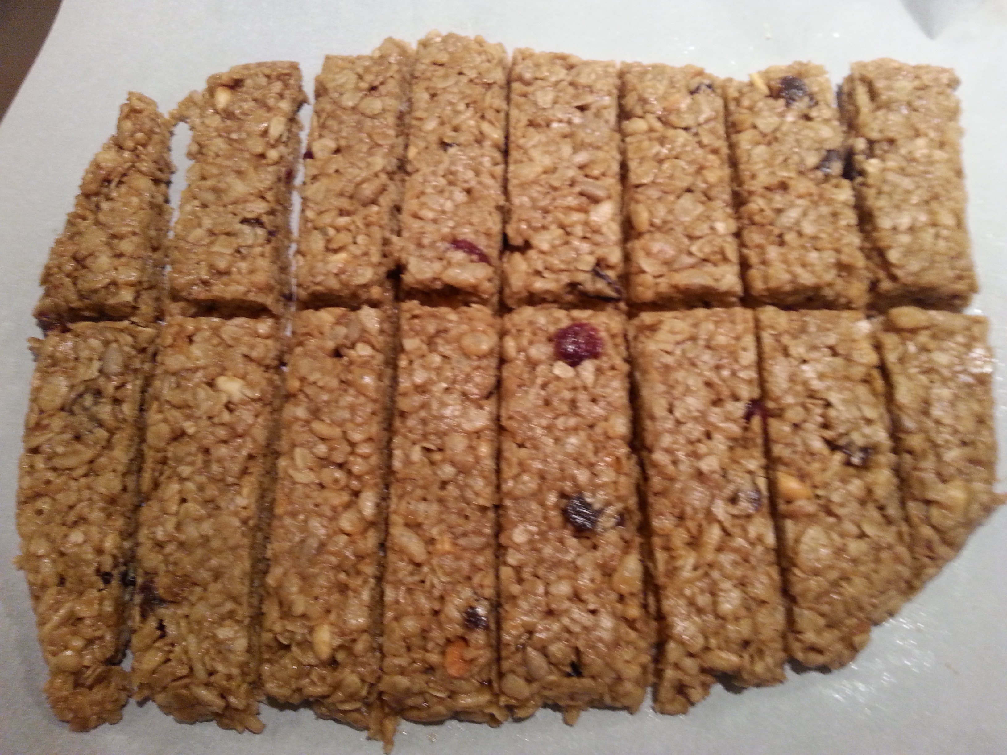 Homemade nut free chewy bars